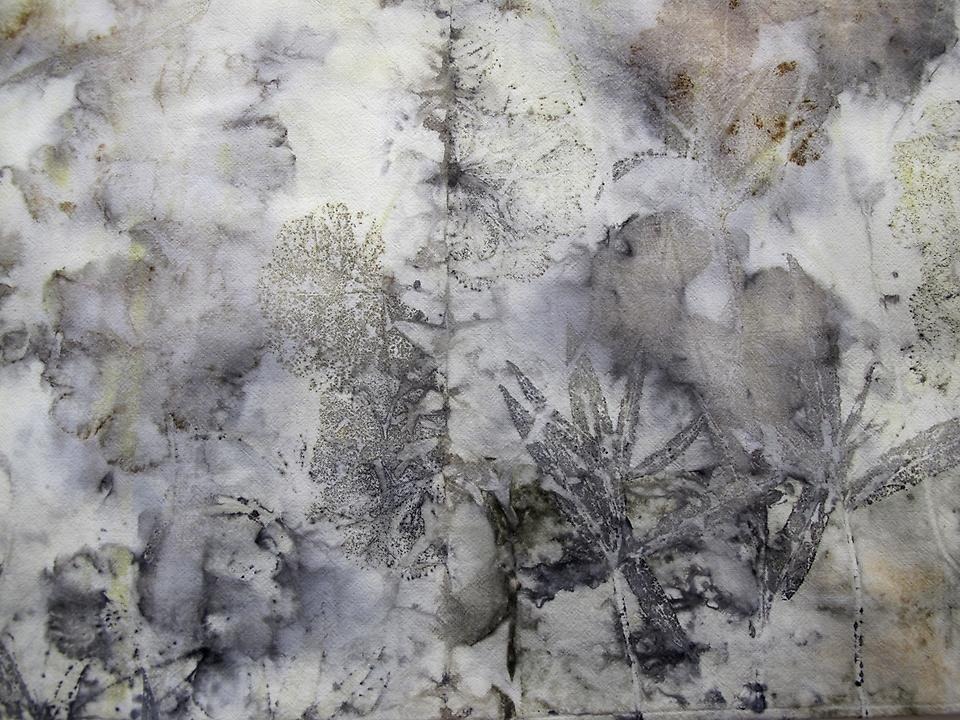 Detalj av textilt konstverk, Copyright Britt Hillbom/ Bildupphovsrätt 2025